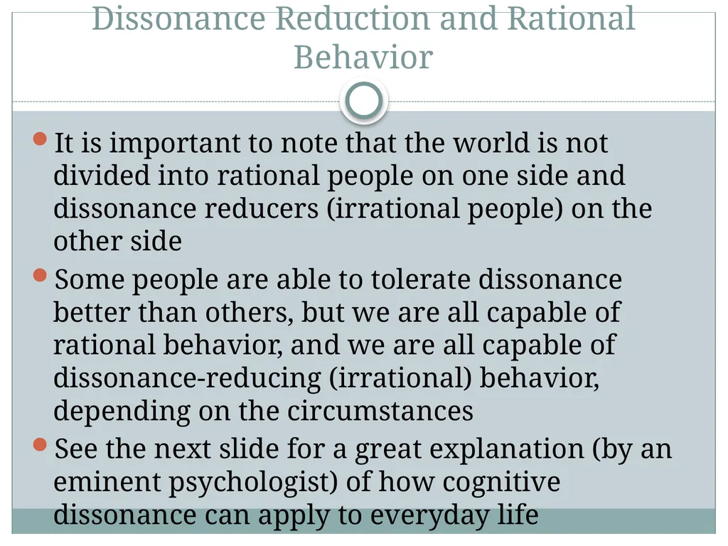 Self-Justification Self-Justification People are - slide 10 of 48