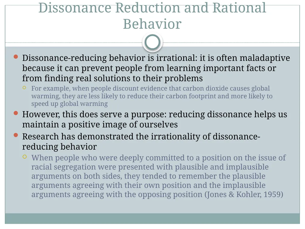 Self-Justification Self-Justification People are - slide 9 of 48