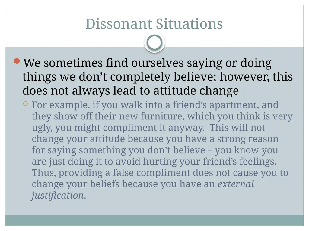 Self-Justification Self-Justification People are - slide 25 of 48