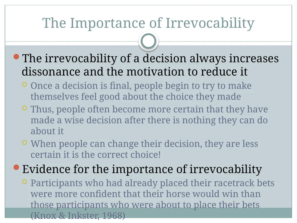 Self-Justification Self-Justification People are - slide 19 of 48