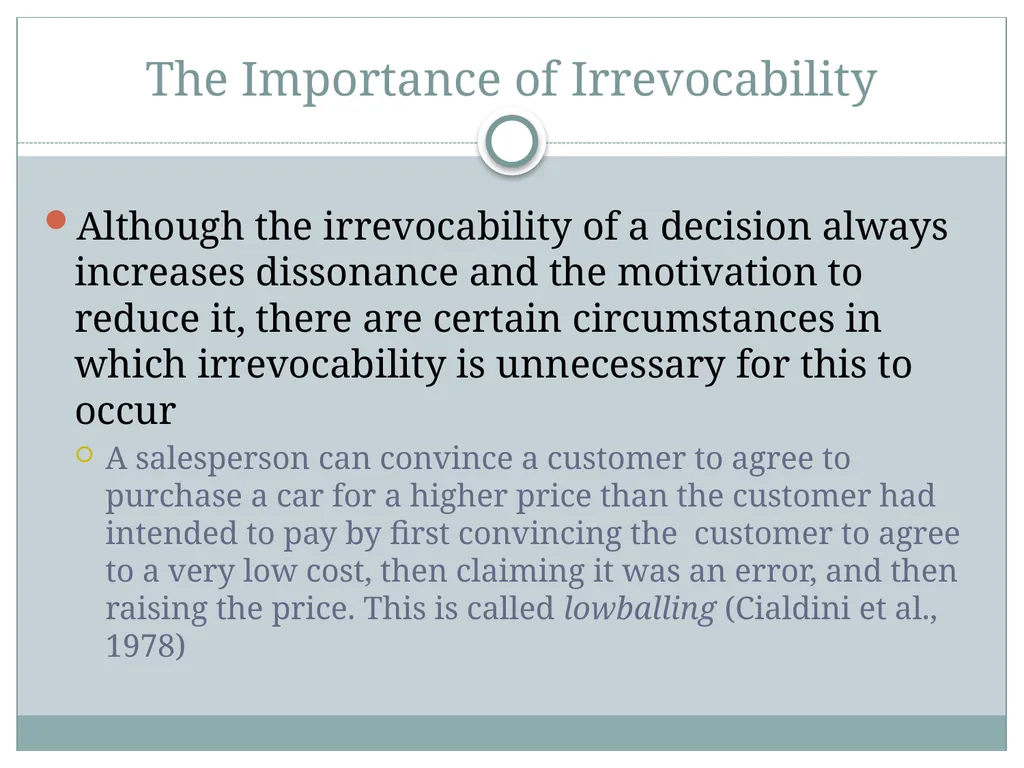 Self-Justification Self-Justification People are - slide 20 of 48