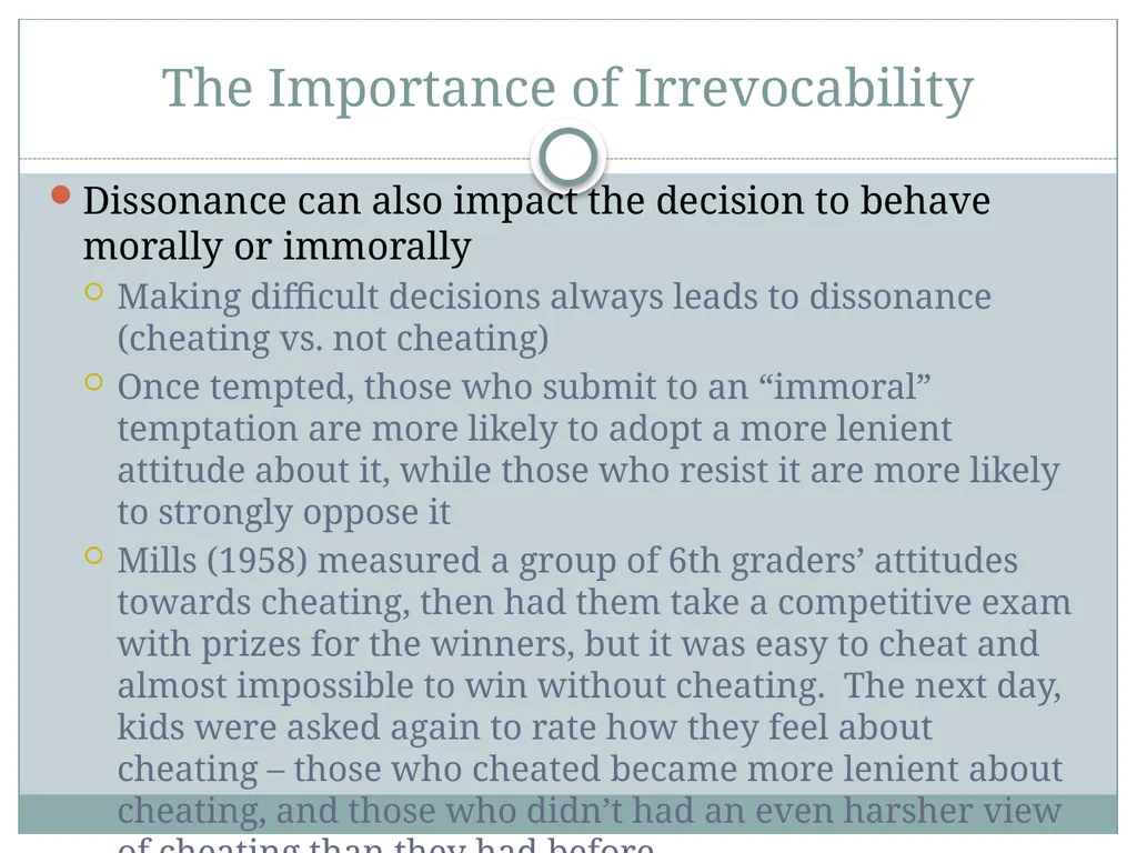 Self-Justification Self-Justification People are - slide 22 of 48