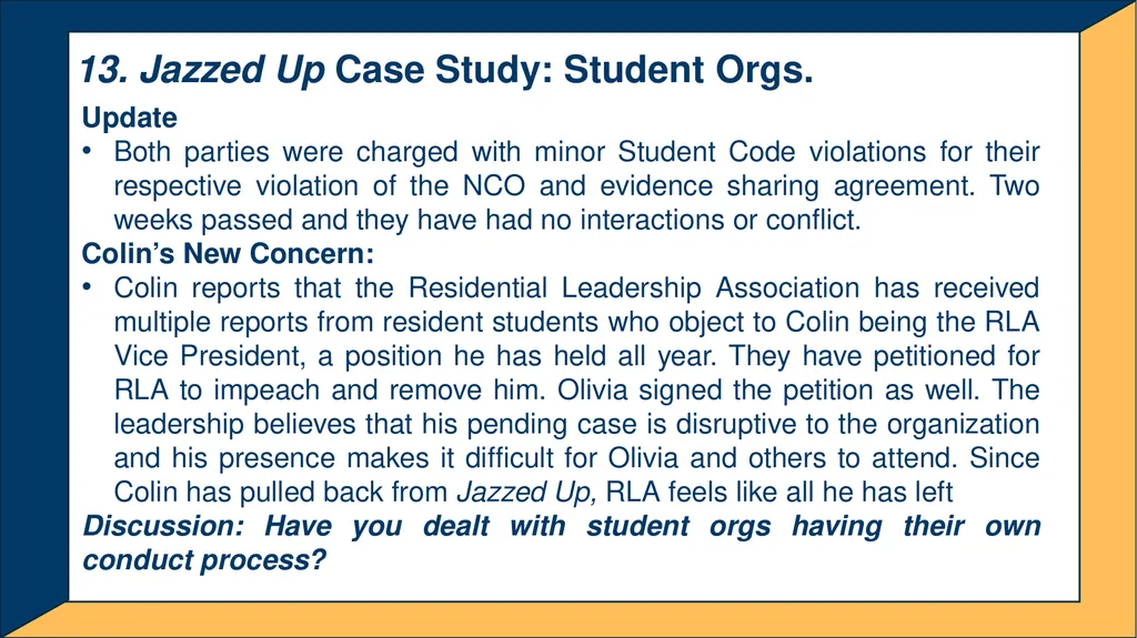 Advanced Title IX Coordinator Workshop Intake and - slide 42 of 51