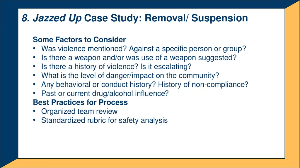 Advanced Title IX Coordinator Workshop Intake and - slide 27 of 51