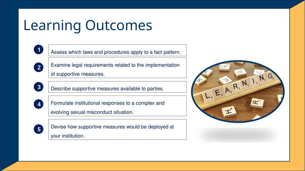 Advanced Title IX Coordinator Workshop Intake and - slide 4 of 51