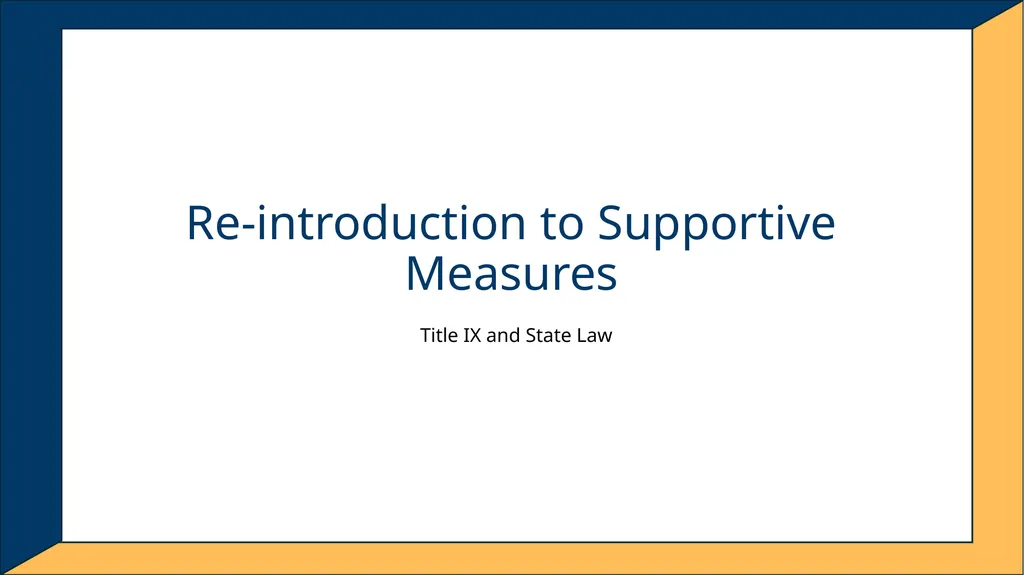 Advanced Title IX Coordinator Workshop Intake and - slide 5 of 51