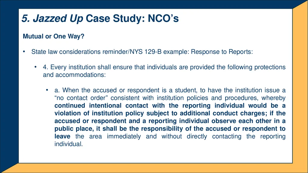 Advanced Title IX Coordinator Workshop Intake and - slide 21 of 51
