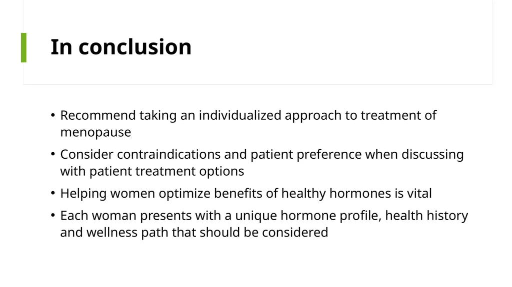 Menopause an Integrative Approach Deidre Arms, - slide 48 of 50