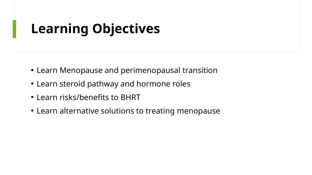 Menopause an Integrative Approach Deidre Arms, - slide 3 of 50