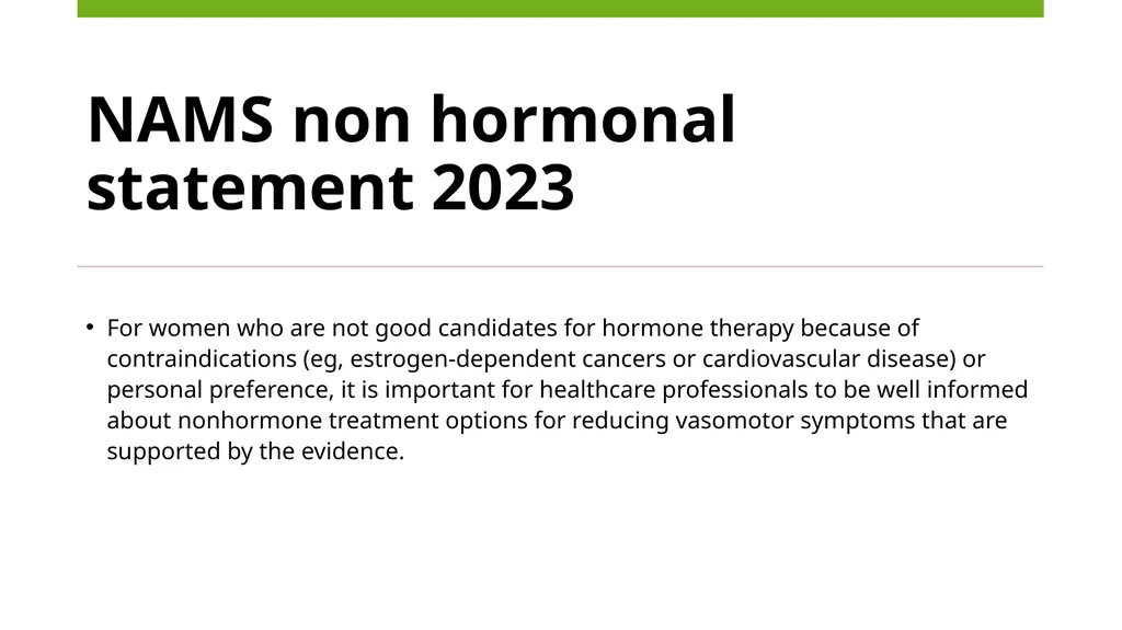 Menopause an Integrative Approach Deidre Arms, - slide 35 of 50