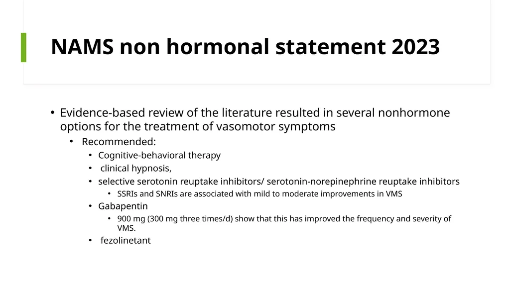 Menopause an Integrative Approach Deidre Arms, - slide 36 of 50