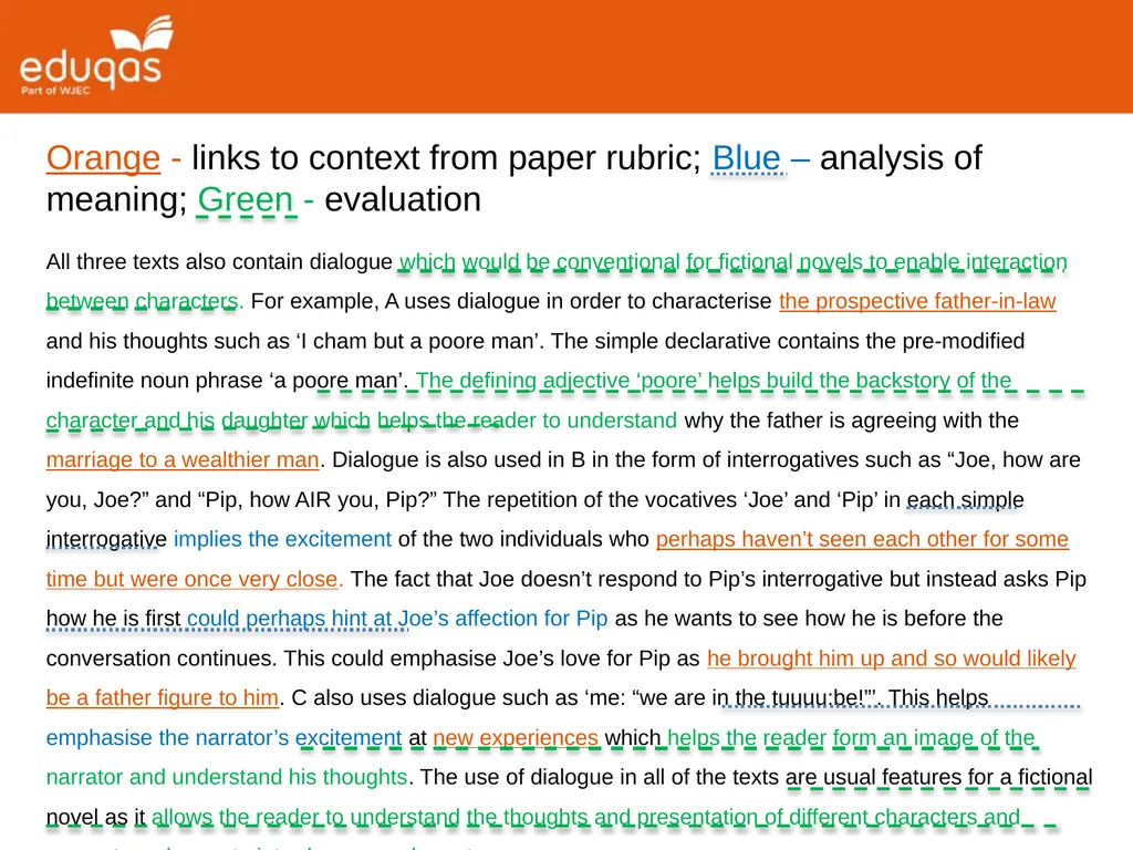 A level ENGLISH LANGUAGE Component 2 QUESTION 1(a) - slide 28 of 53