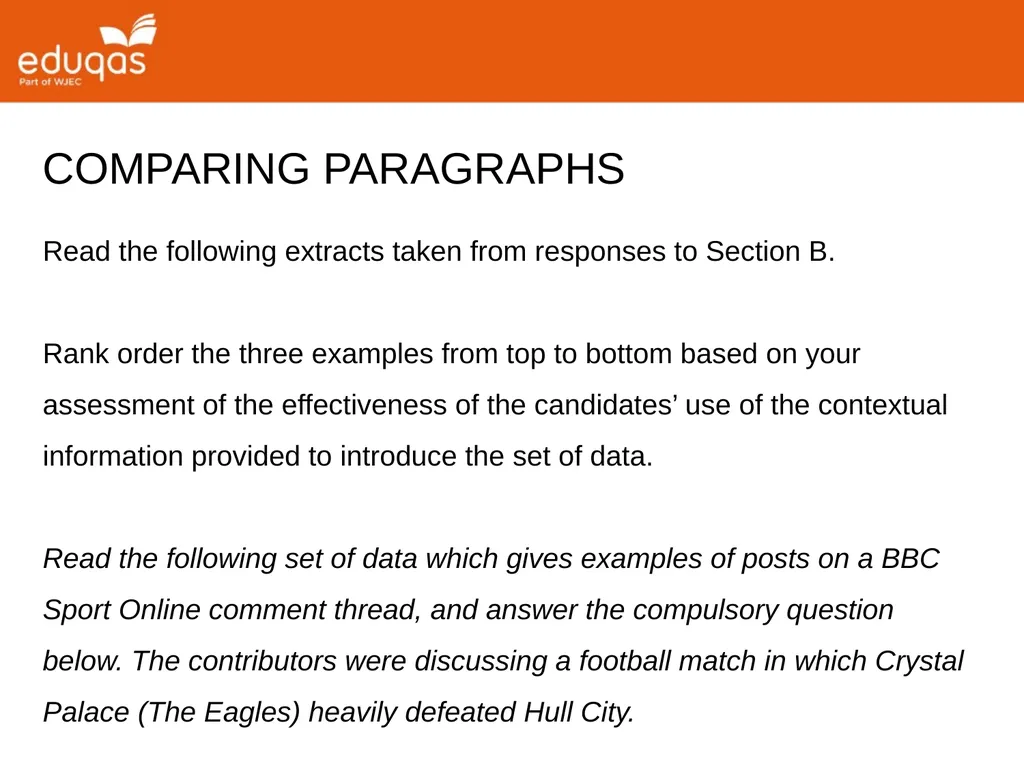A level ENGLISH LANGUAGE Component 2 QUESTION 1(a) - slide 38 of 53