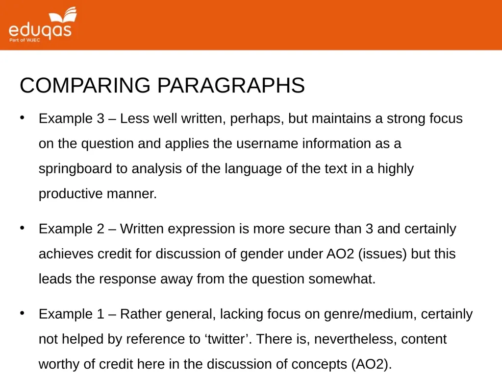 A level ENGLISH LANGUAGE Component 2 QUESTION 1(a) - slide 52 of 53