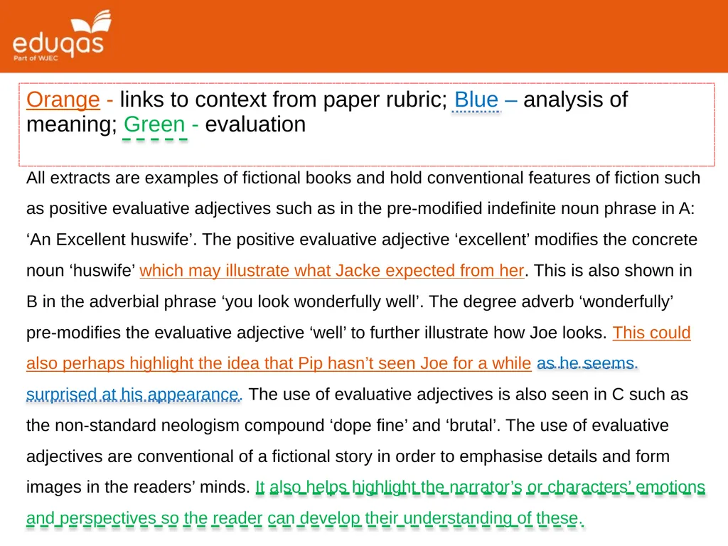 A level ENGLISH LANGUAGE Component 2 QUESTION 1(a) - slide 27 of 53