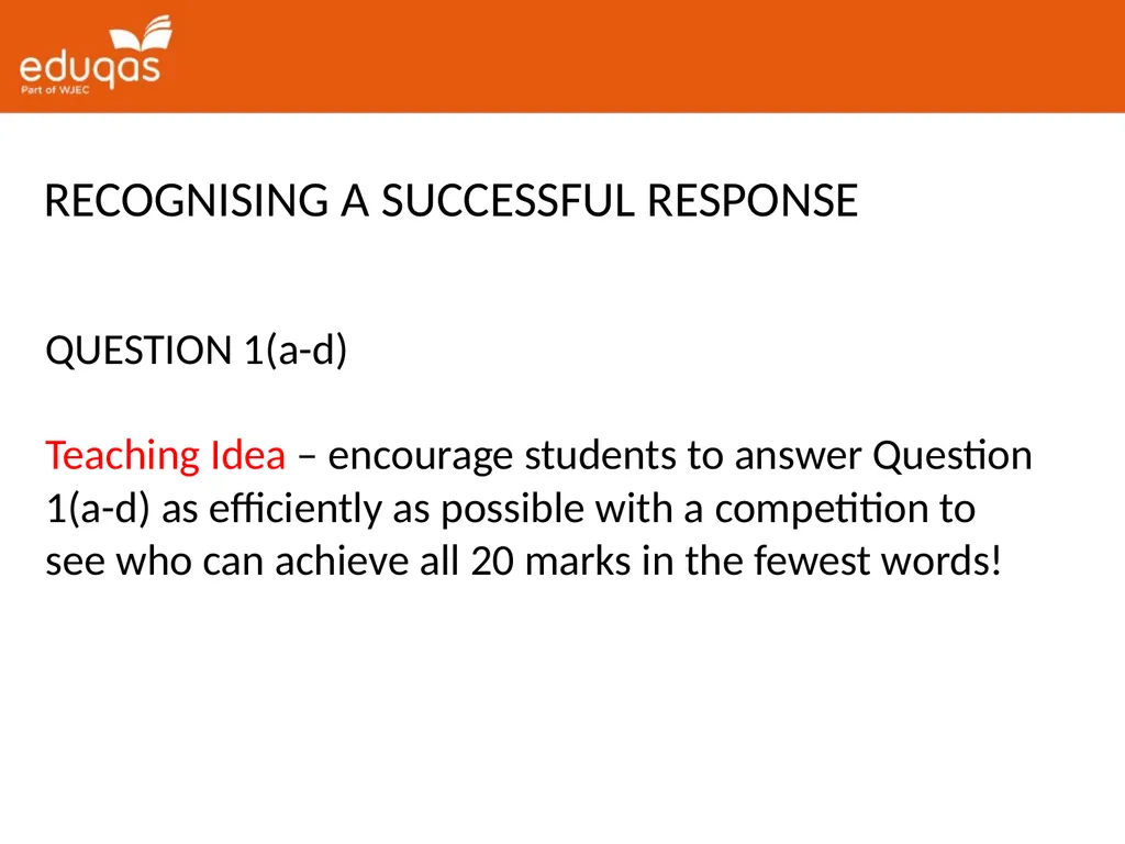 A level ENGLISH LANGUAGE Component 2 QUESTION 1(a) - slide 23 of 53