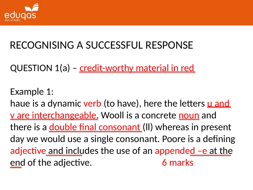 A level ENGLISH LANGUAGE Component 2 QUESTION 1(a) - slide 3 of 53
