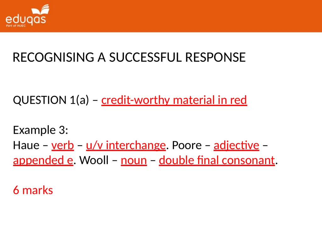 A level ENGLISH LANGUAGE Component 2 QUESTION 1(a) - slide 5 of 53