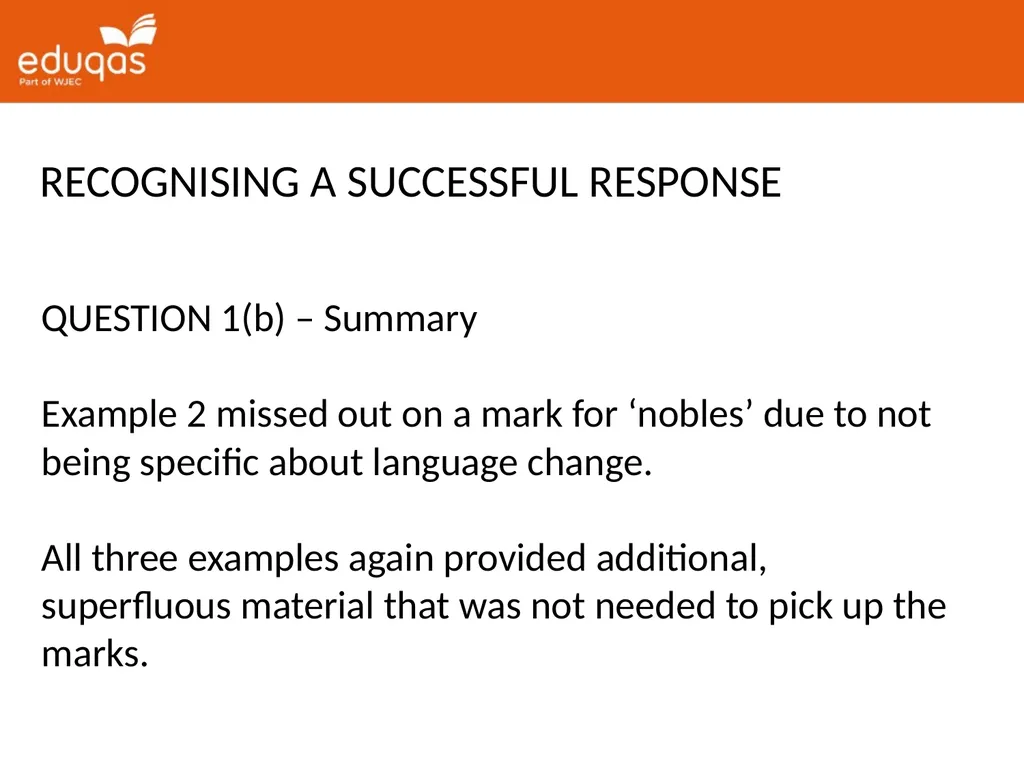 A level ENGLISH LANGUAGE Component 2 QUESTION 1(a) - slide 11 of 53