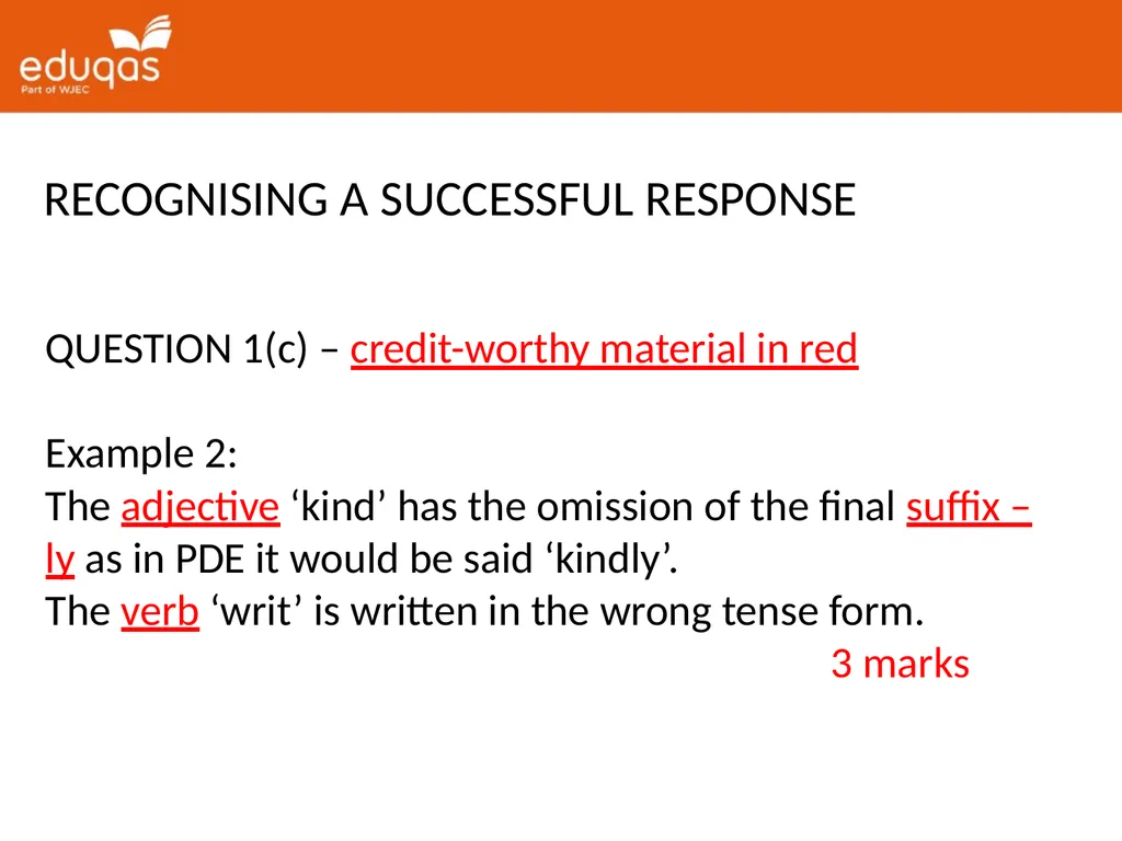 A level ENGLISH LANGUAGE Component 2 QUESTION 1(a) - slide 14 of 53