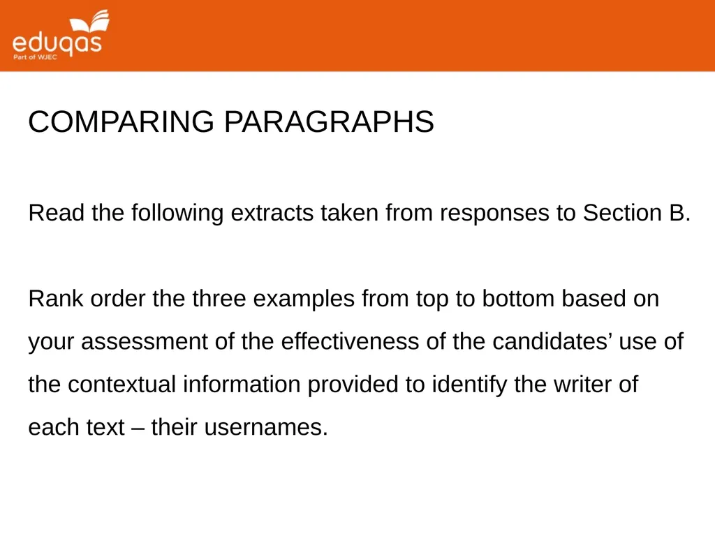 A level ENGLISH LANGUAGE Component 2 QUESTION 1(a) - slide 48 of 53