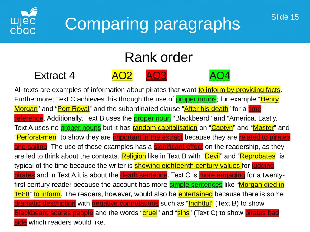Language Over Time Working with AO3 Slide 1 Those - slide 15 of 46