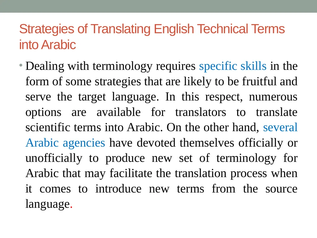 Technical & scientific translation General - slide 33 of 60