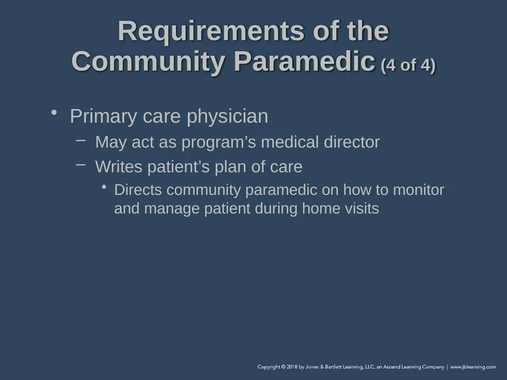 Chapter 1 Introduction to Community Paramedicine - slide 17 of 29