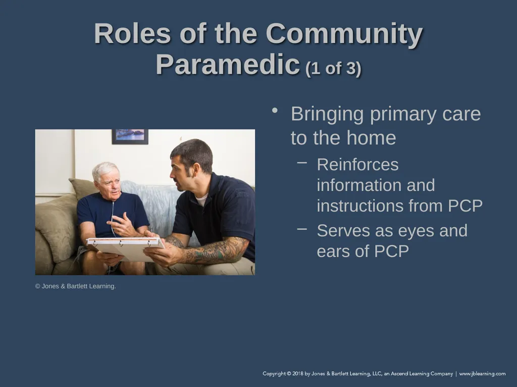 Chapter 1 Introduction to Community Paramedicine - slide 18 of 29