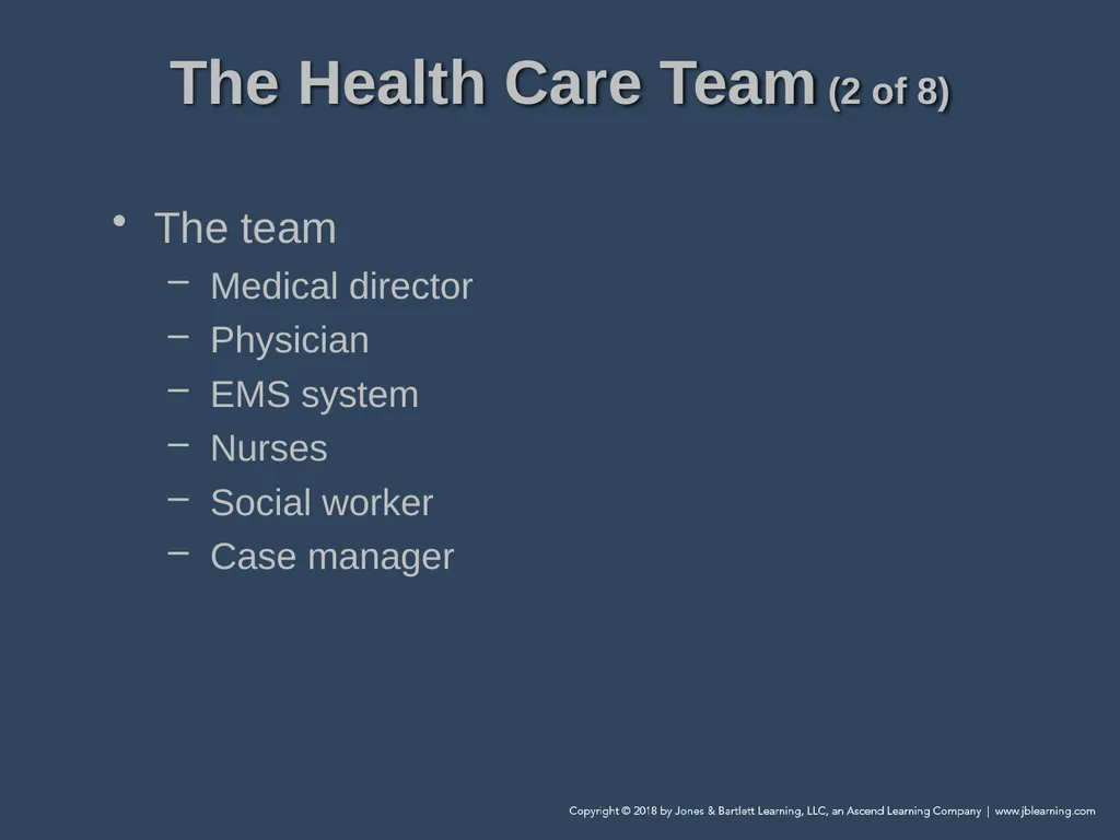 Chapter 1 Introduction to Community Paramedicine - slide 22 of 29