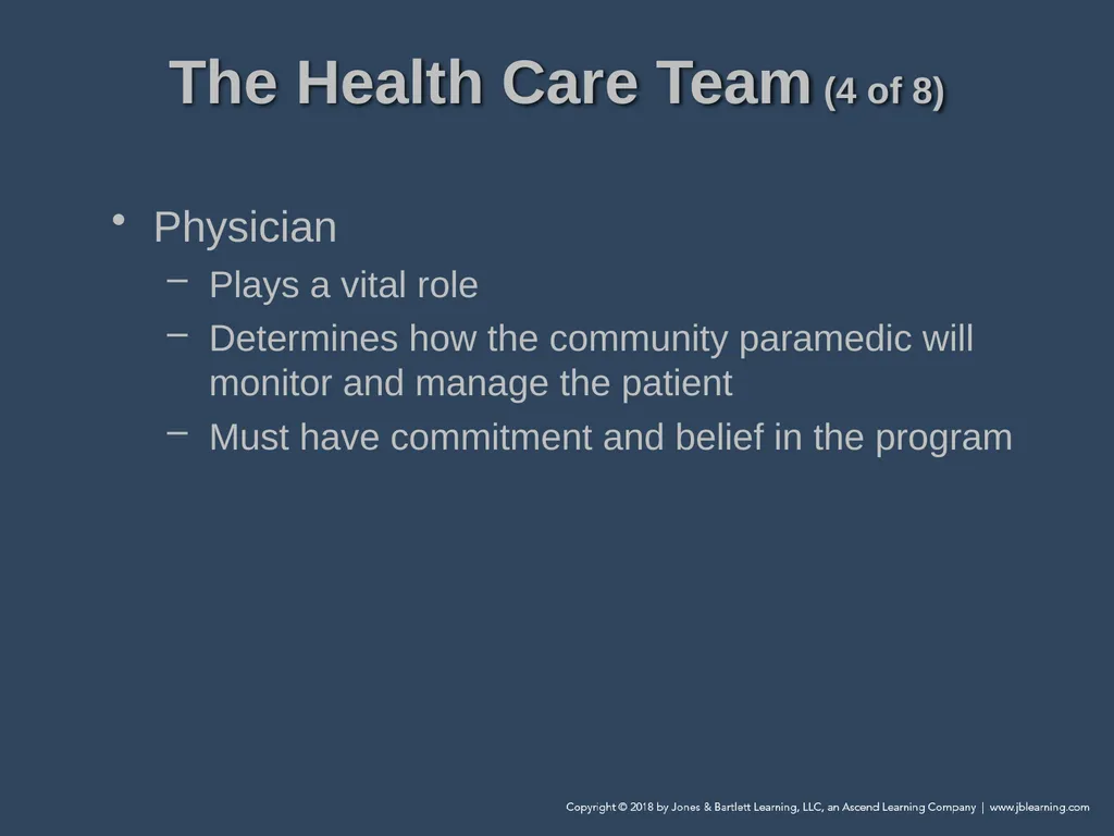 Chapter 1 Introduction to Community Paramedicine - slide 24 of 29