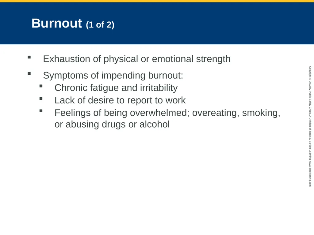 Workforce Safety and Wellness CHAPTER 2: Focused - slide 47 of 65