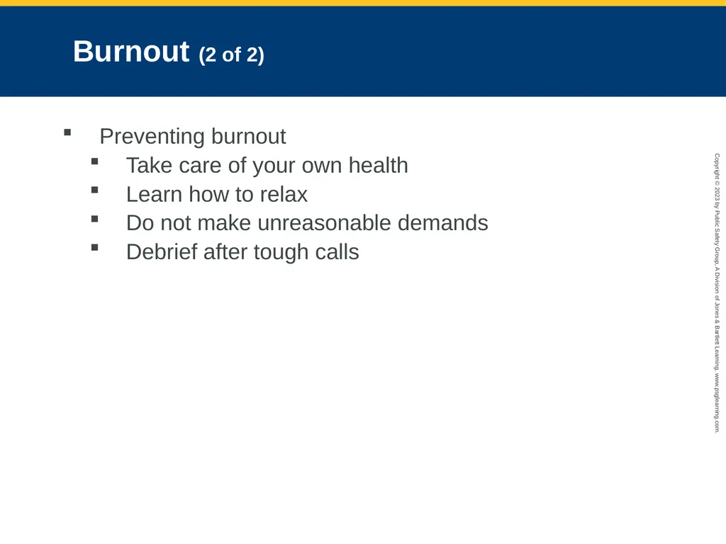 Workforce Safety and Wellness CHAPTER 2: Focused - slide 48 of 65