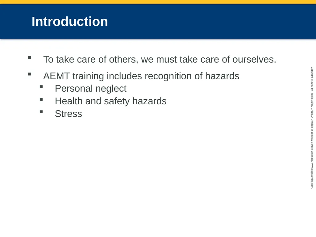 Workforce Safety and Wellness CHAPTER 2: Focused - slide 5 of 65