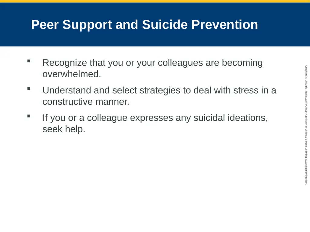 Workforce Safety and Wellness CHAPTER 2: Focused - slide 50 of 65