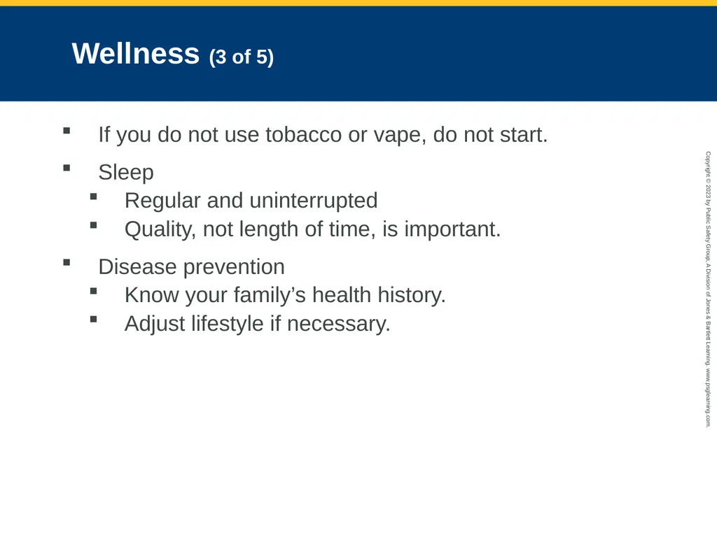 Workforce Safety and Wellness CHAPTER 2: Focused - slide 53 of 65