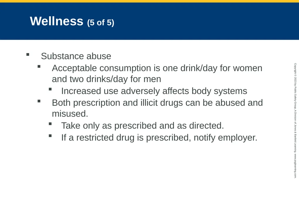 Workforce Safety and Wellness CHAPTER 2: Focused - slide 55 of 65