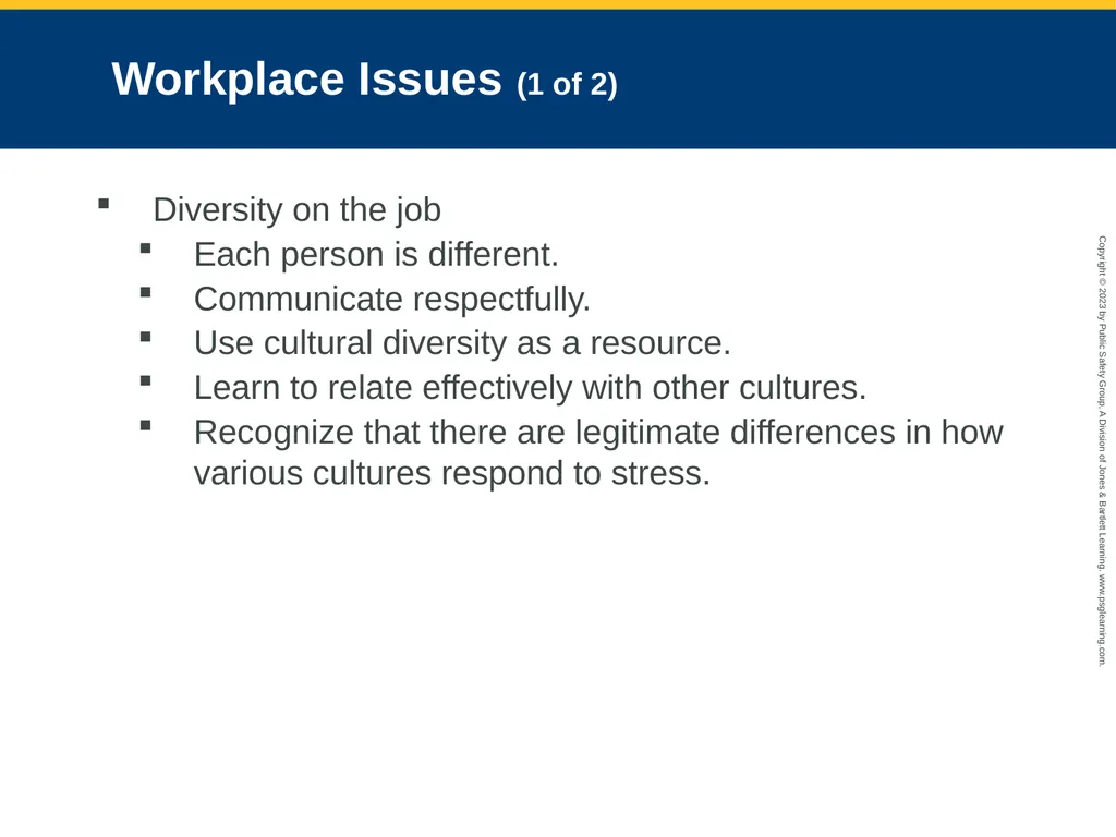 Workforce Safety and Wellness CHAPTER 2: Focused - slide 56 of 65