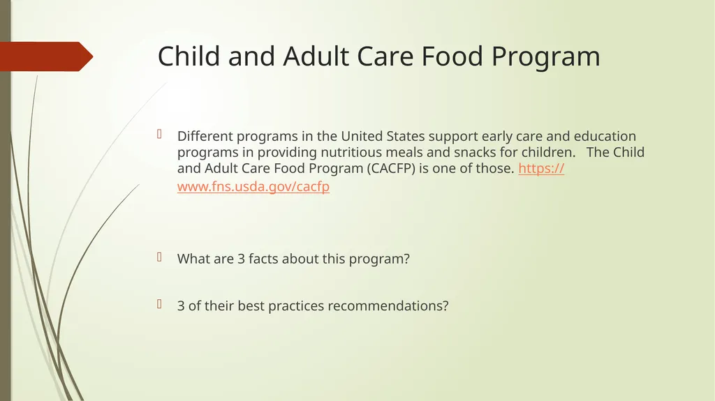 Safety, Health, and Nutrition in Early Childhood - slide 16 of 23