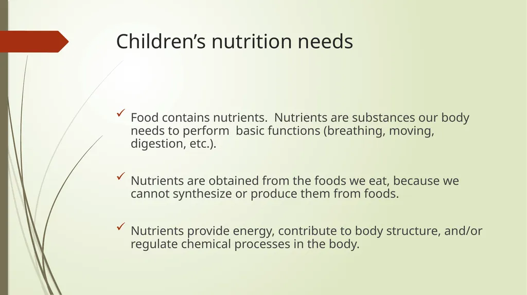 Safety, Health, and Nutrition in Early Childhood - slide 4 of 23