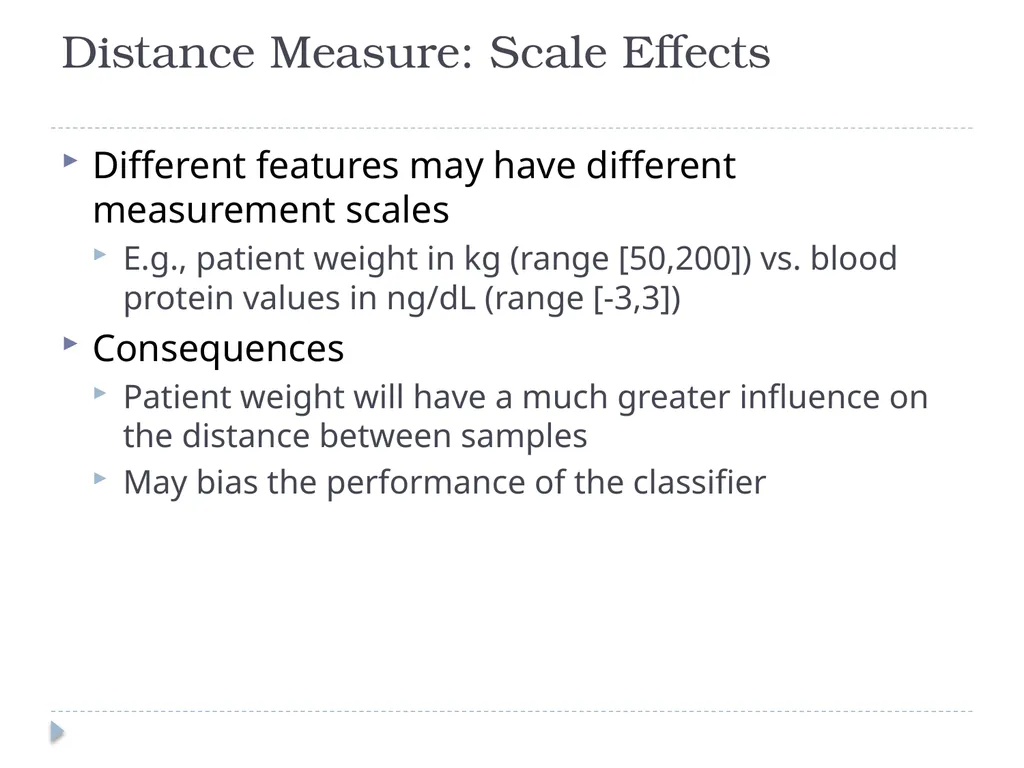 K Nearest Neighbor Classification Bayes - slide 13 of 32