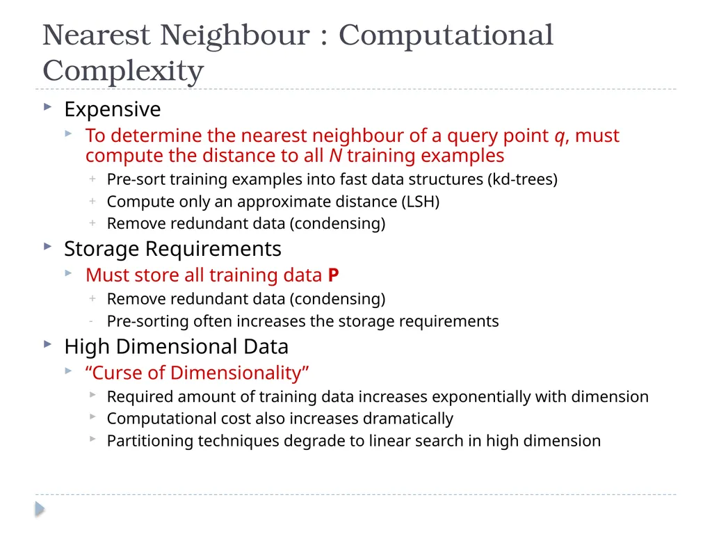 K Nearest Neighbor Classification Bayes - slide 18 of 32