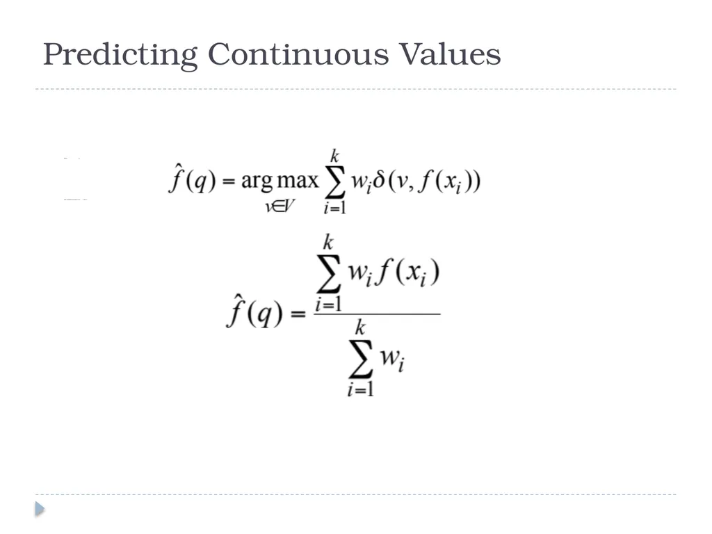 K Nearest Neighbor Classification Bayes - slide 9 of 32