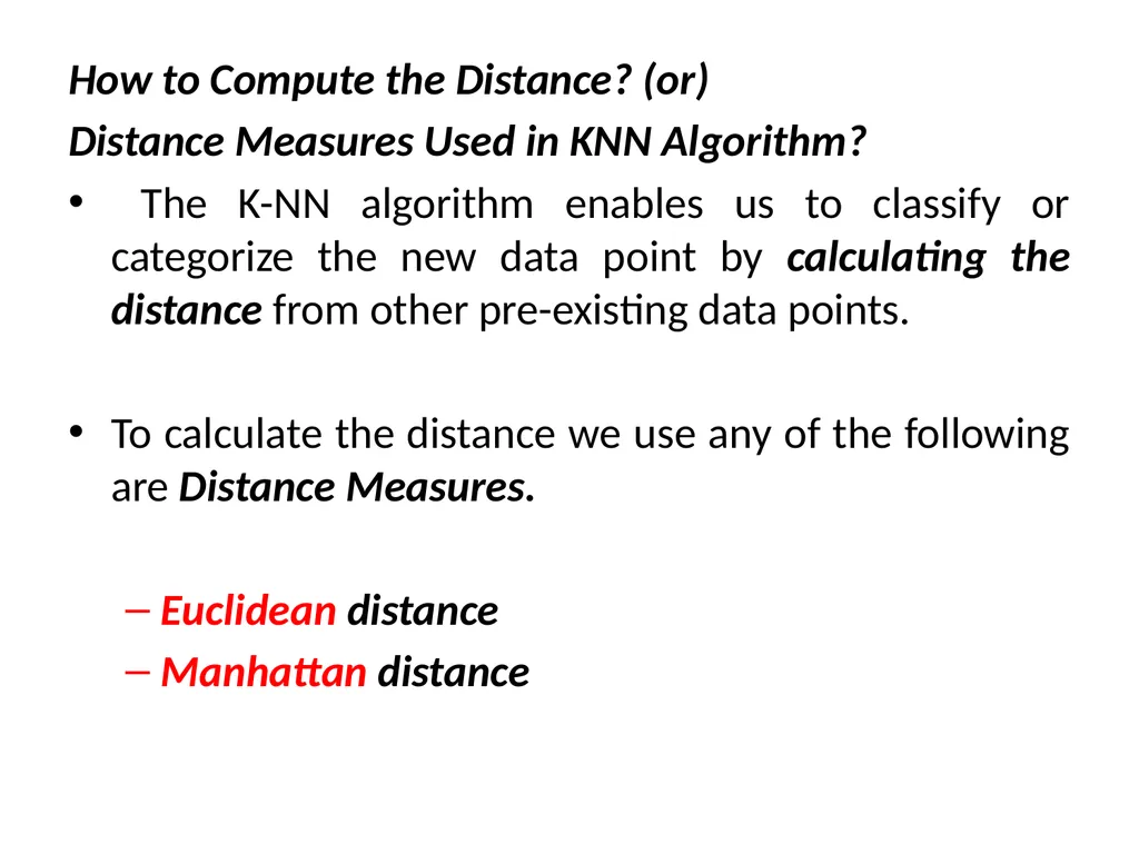 Lazy Learners (or Learning from Your Neighbors) - slide 8 of 23