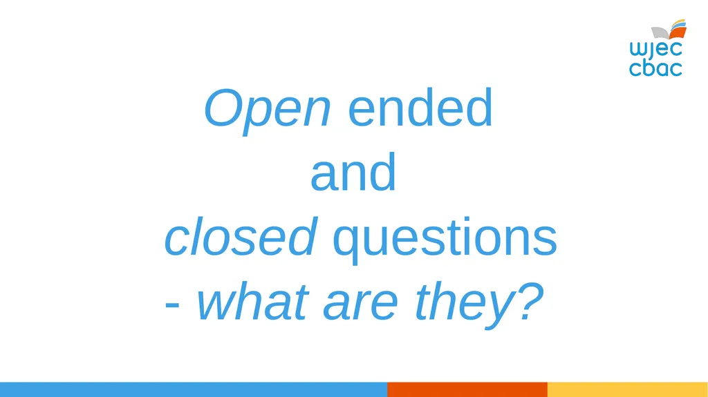 WJEC A Level Speaking Unit 3 - slide 5 of 18