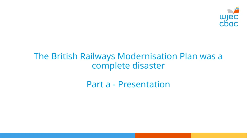 WJEC A Level Speaking Unit 3 - slide 12 of 18