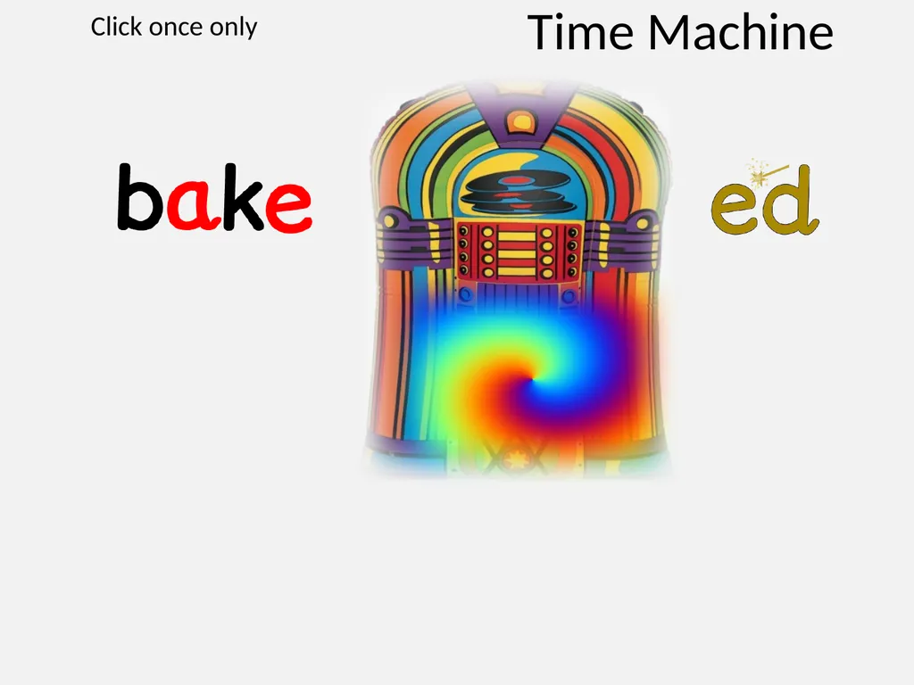 Time Machine Click once only Time Machine Click - slide 10 of 13