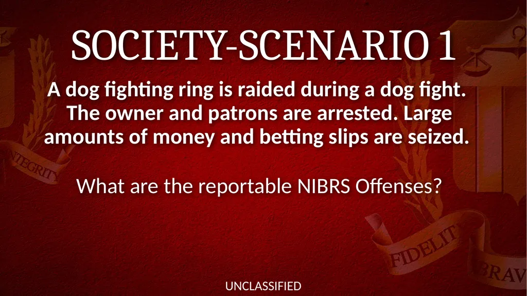 NIBRS Scenario Practice Crimes Against Persons, - slide 42 of 65