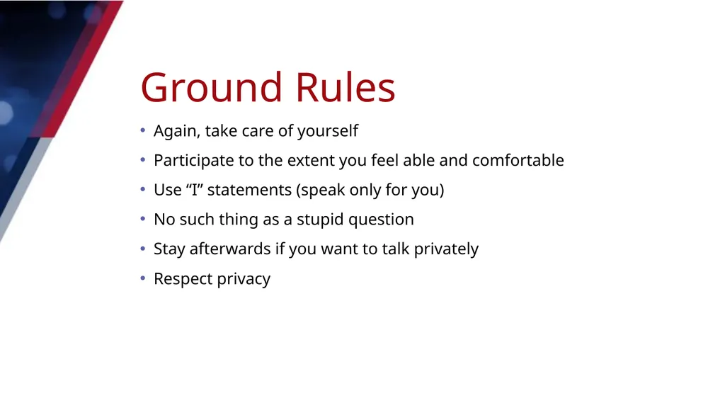 AWARENESS TO ACTION Module 1: KEY PREVENTION - slide 4 of 25