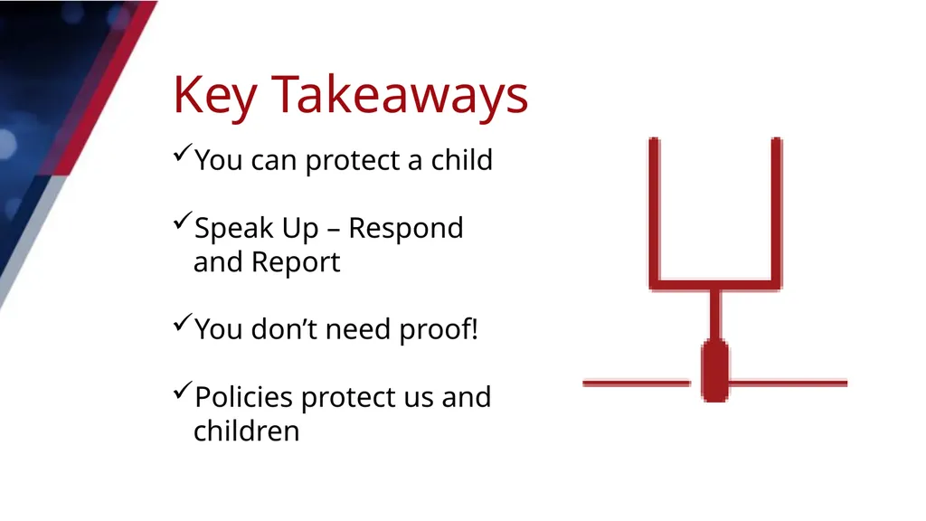 AWARENESS TO ACTION Module 1: KEY PREVENTION - slide 24 of 25